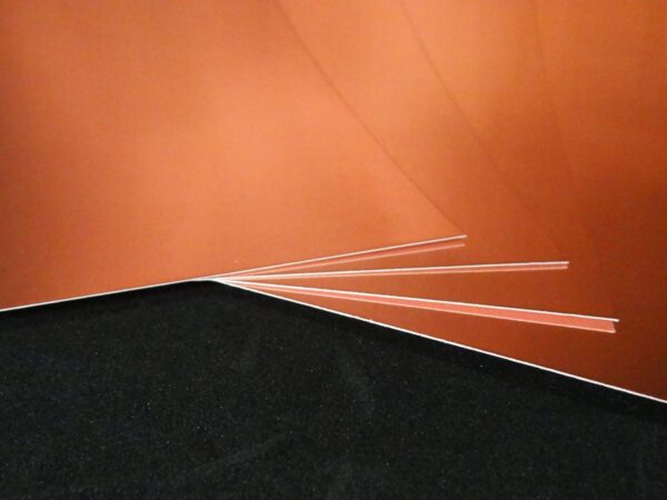 Papel Artesanato 230g Cobre Laminado - Imagem 2