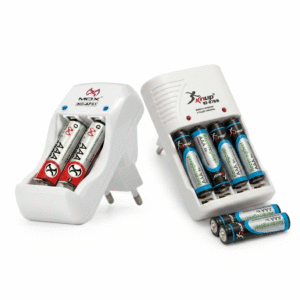 Carregador de Pilhas AA, AAA e 9V