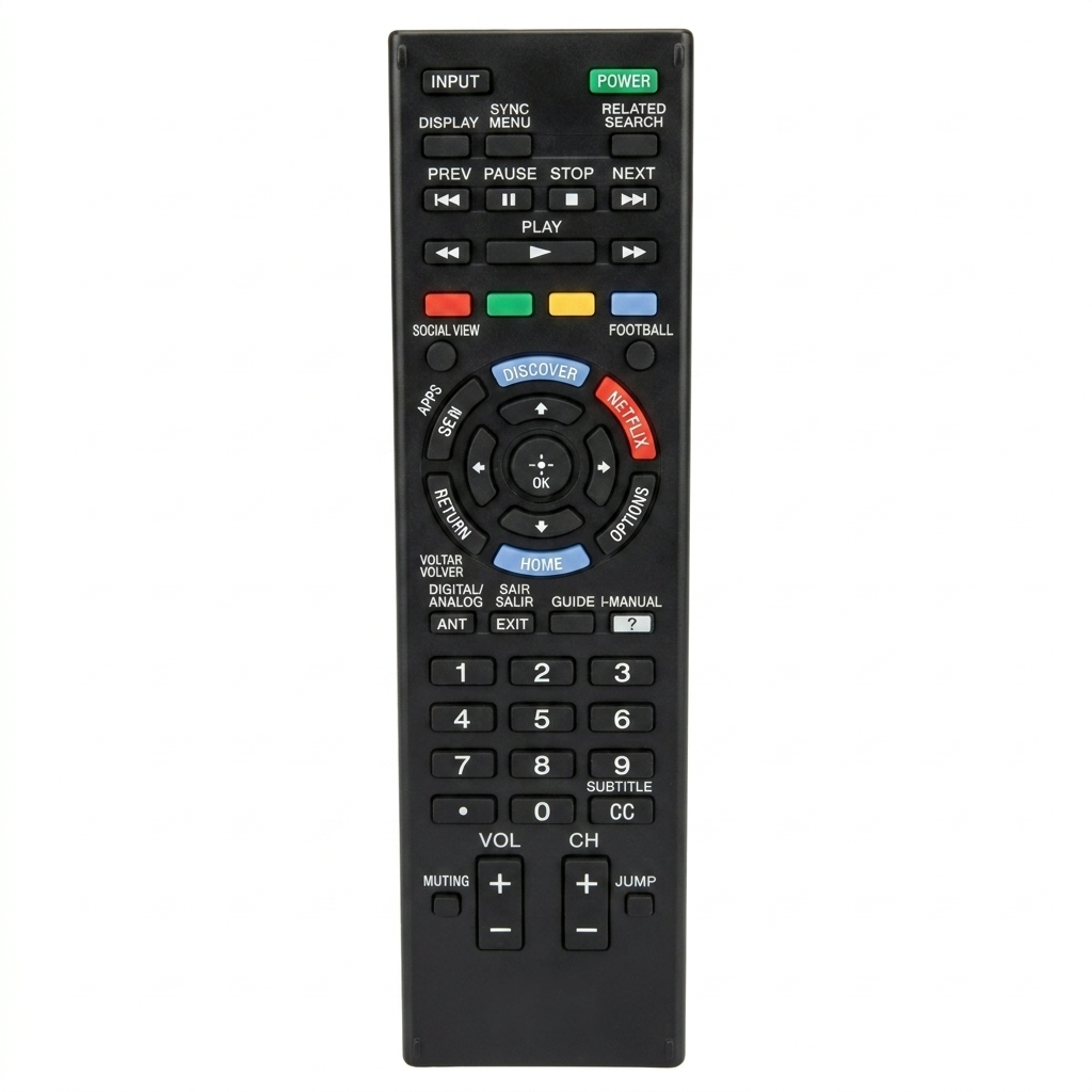 Controle Remoto Compatível para TV Sony Diversos Modelos
