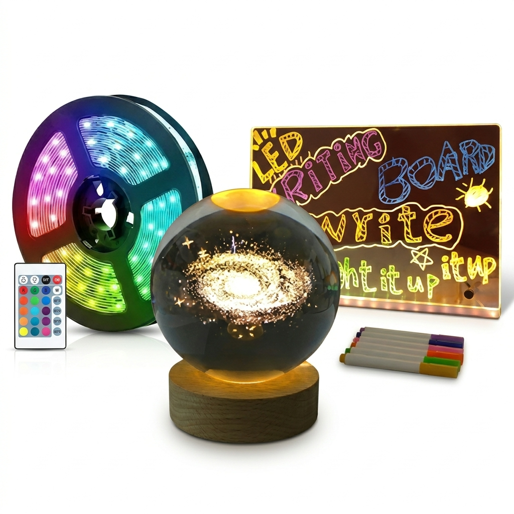 Fita de LED e Decorações