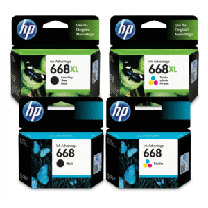 Cartucho HP 668 – 2ml Original e XL (Preto e Colorido)