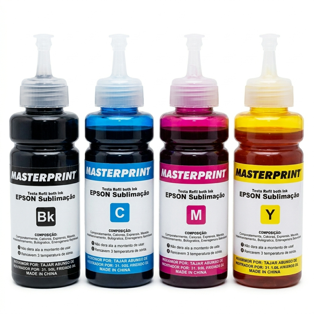 Kit Tinta Epson Sublimática Compatível – Para Impressoras Tanque de Tinta