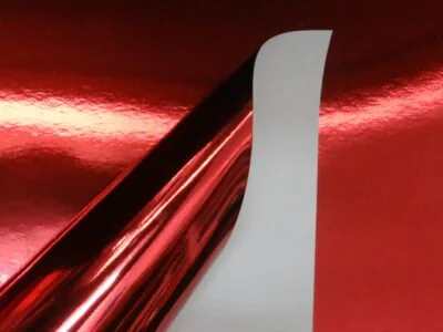 Papel A4 Laminado Artesanato Vermelho