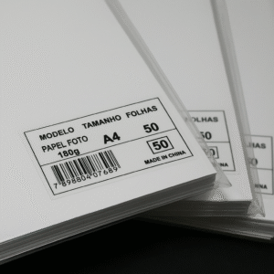 Papel Fotográfico Glossy A4 180g