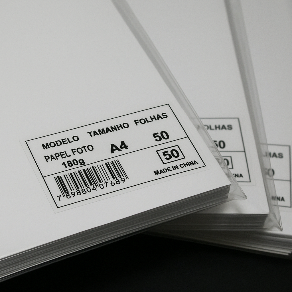 Papel Fotográfico Glossy A4 180g